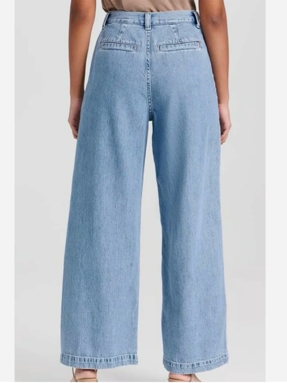 Madewell The Harlow Wide Leg Pleated Jeans size 29 - Picture 2 of 7
